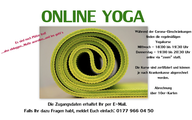 Infos zum Online Yoga