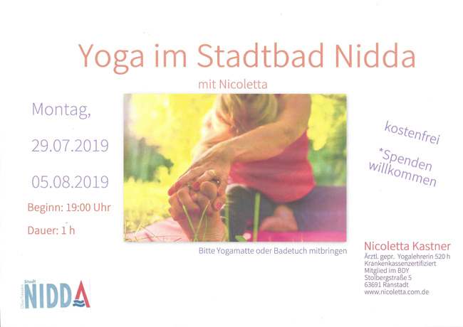 Yoga im Stadtbad Nidda