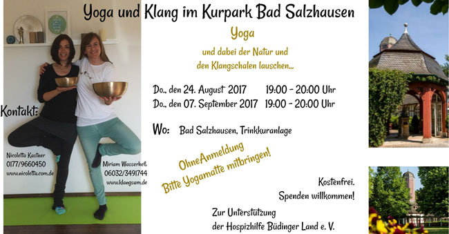 Yoga im Kurpark
